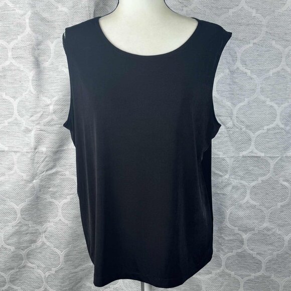 Ruby Rd. Woman Black Sleeveless Top – Size 1X - Picture 1 of 5
